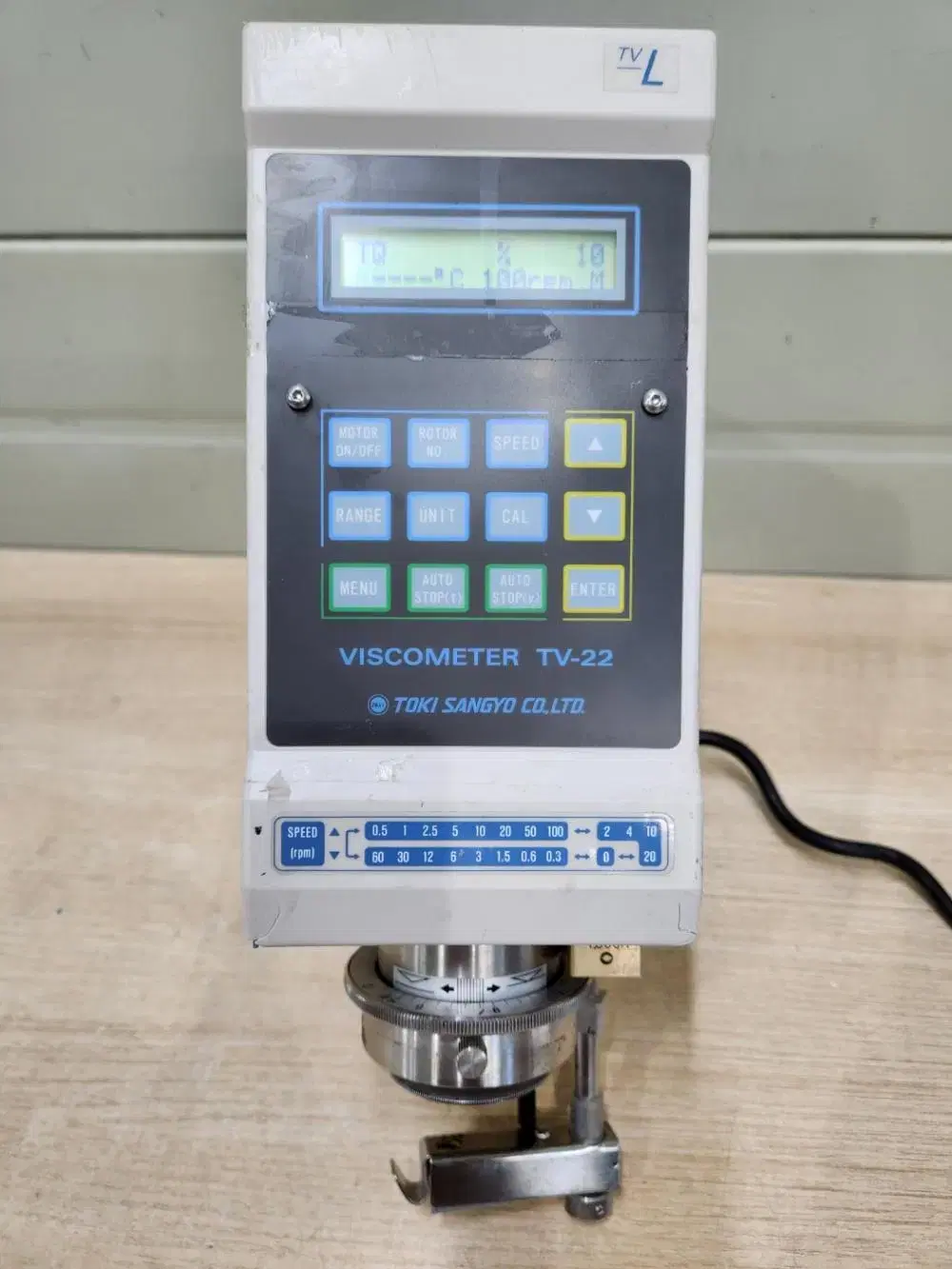 TOKI SANGYO VISCOMETER TV-22 점도계